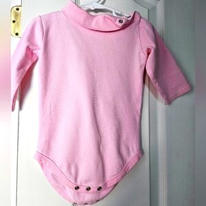 Mom's Care pink turtleneck long sleeve onesie Size 18 months